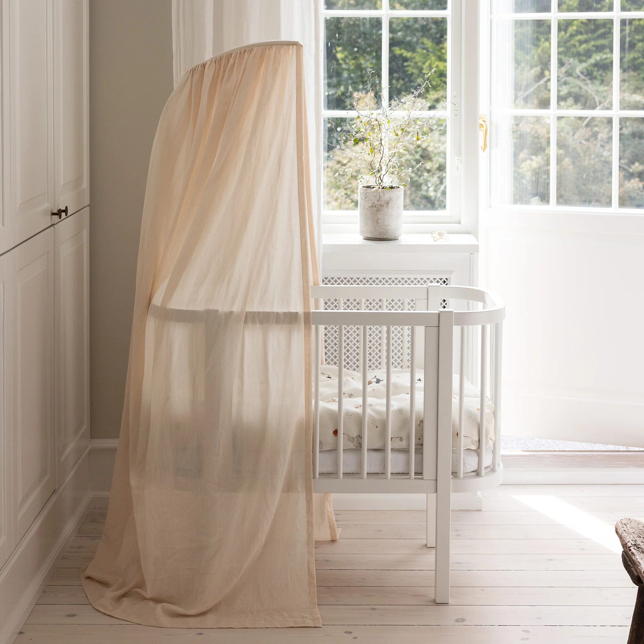 Bedside Crib - Sebra Sleep - Classic White - Image 4