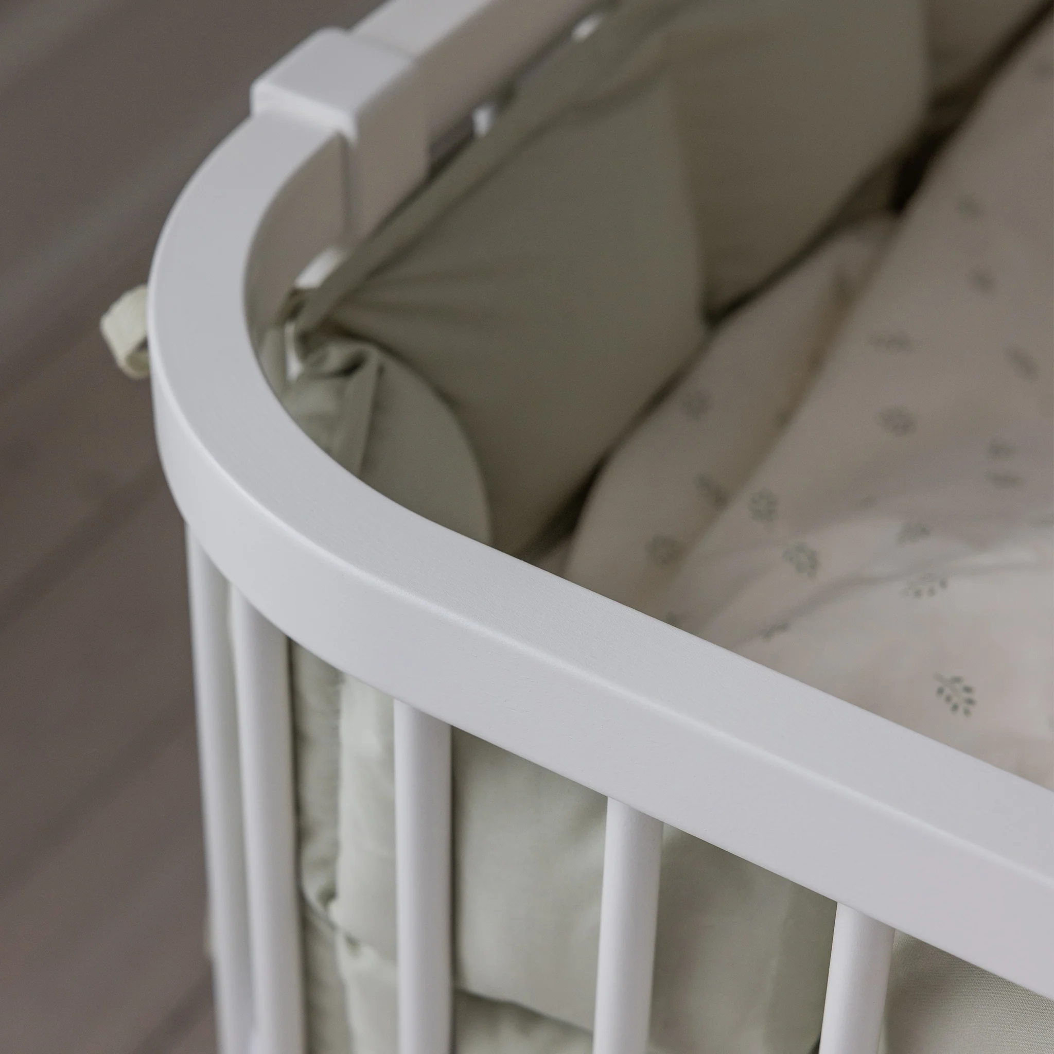 Bedside Crib - Sebra Sleep - Classic White - Image 7