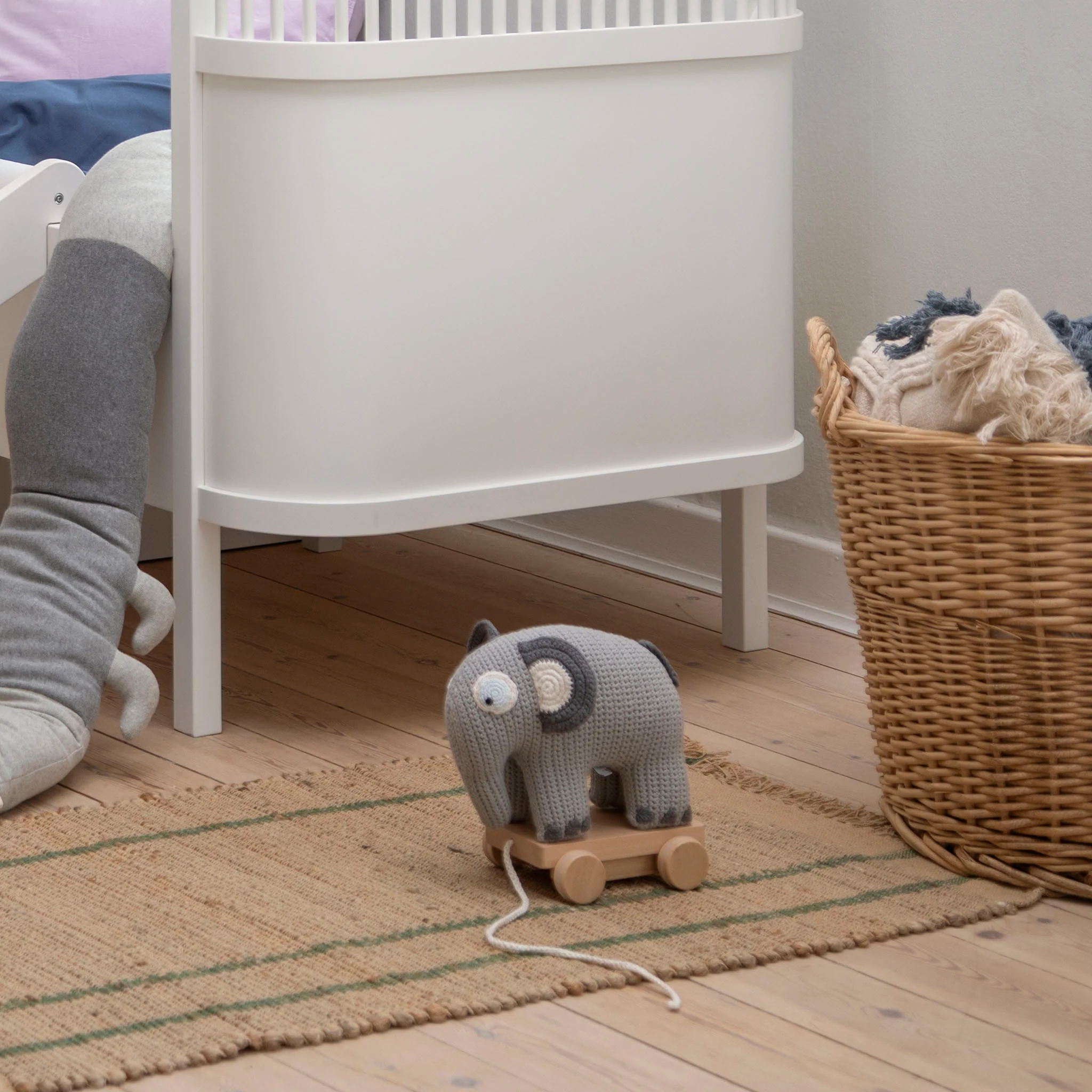 Fanto, Hæklet trækdyr - Sebra Play - Classic grey - Image 3