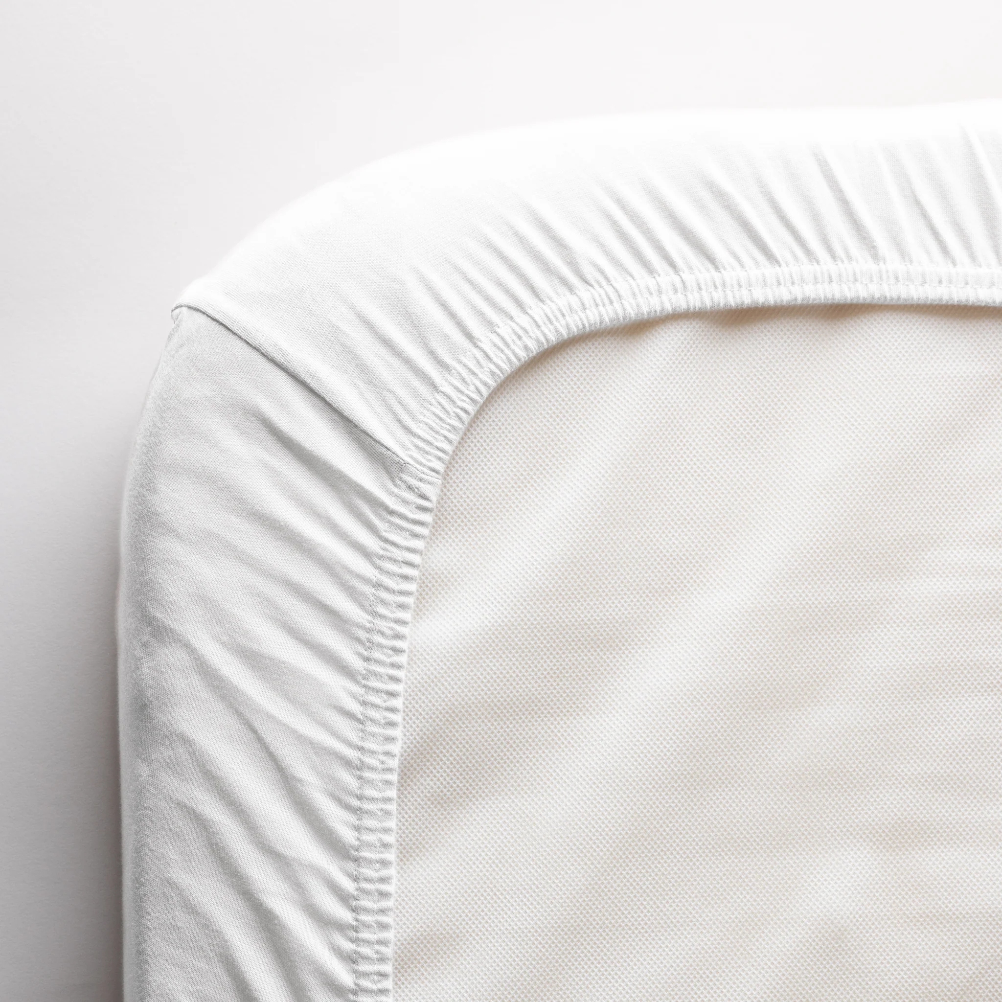 Jersey lagen, 2 stk, baby 70 x 120 cm - Sebra Sleep - White - Image 5