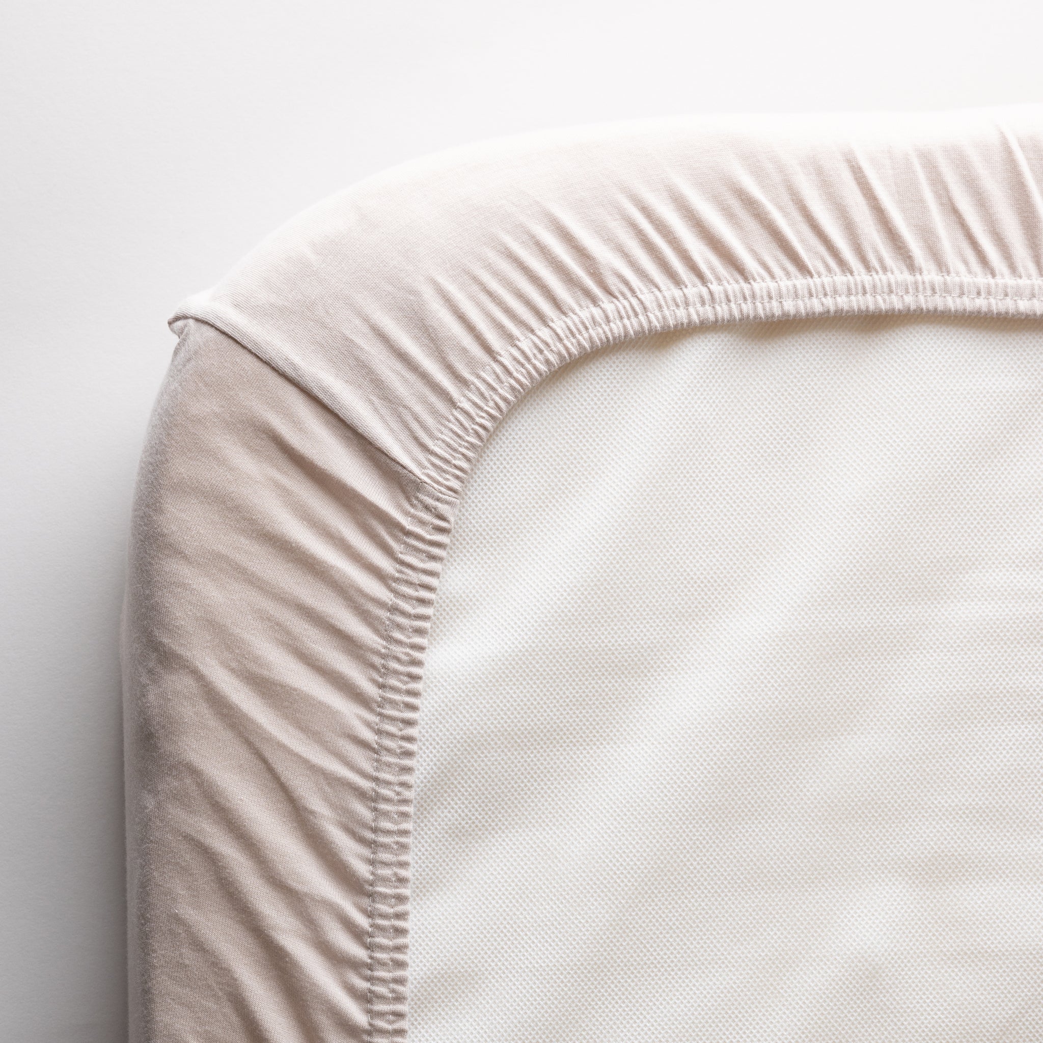 Jersey lagen, baby 70 x 120 cm - Sebra Sleep - Seabreeze Beige - Image 3