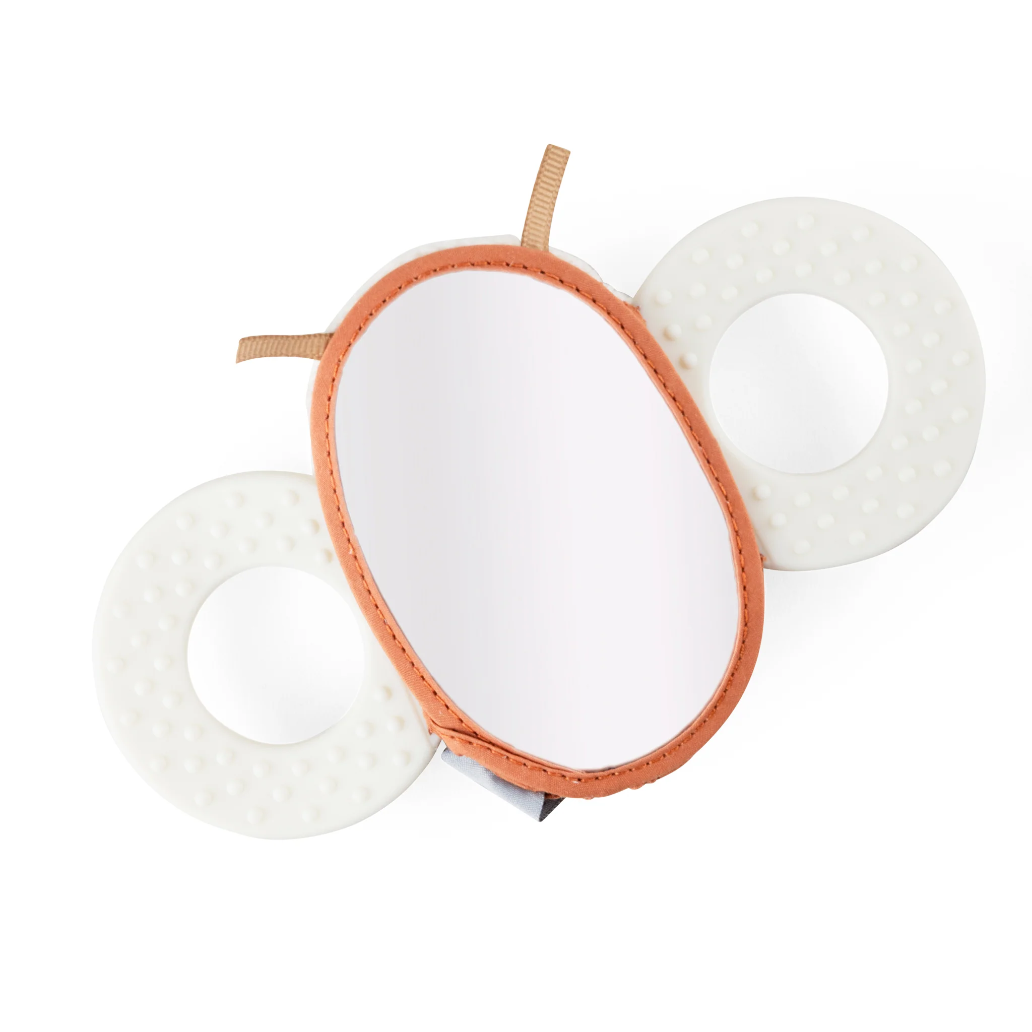 Mariehønen Luca, Rangle - Aktivitetsrangle med spejl - Mørk orange - Image 5