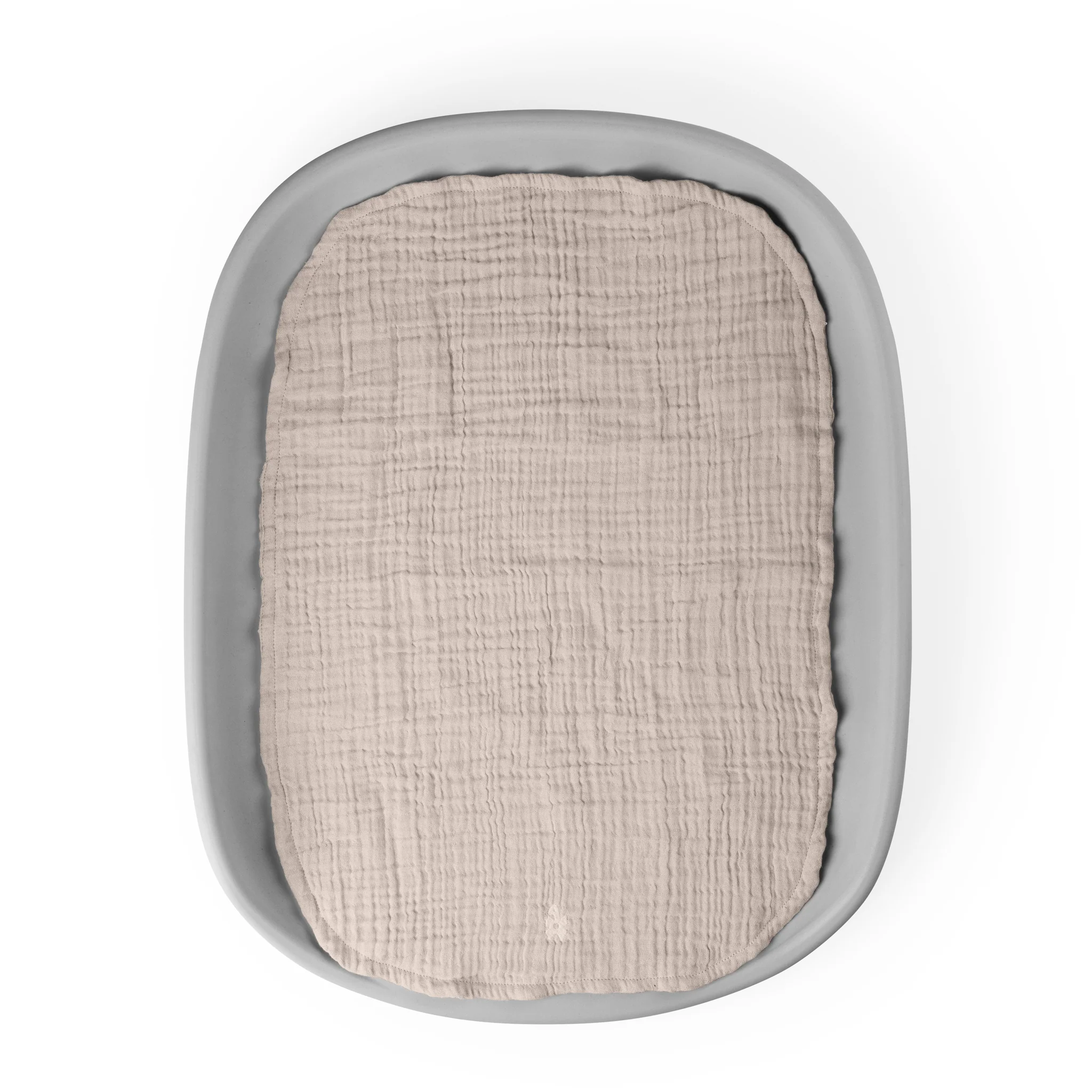 Musselin Pusleunderlag 2 stk. - Sebra Care - Jetty beige - Image 3