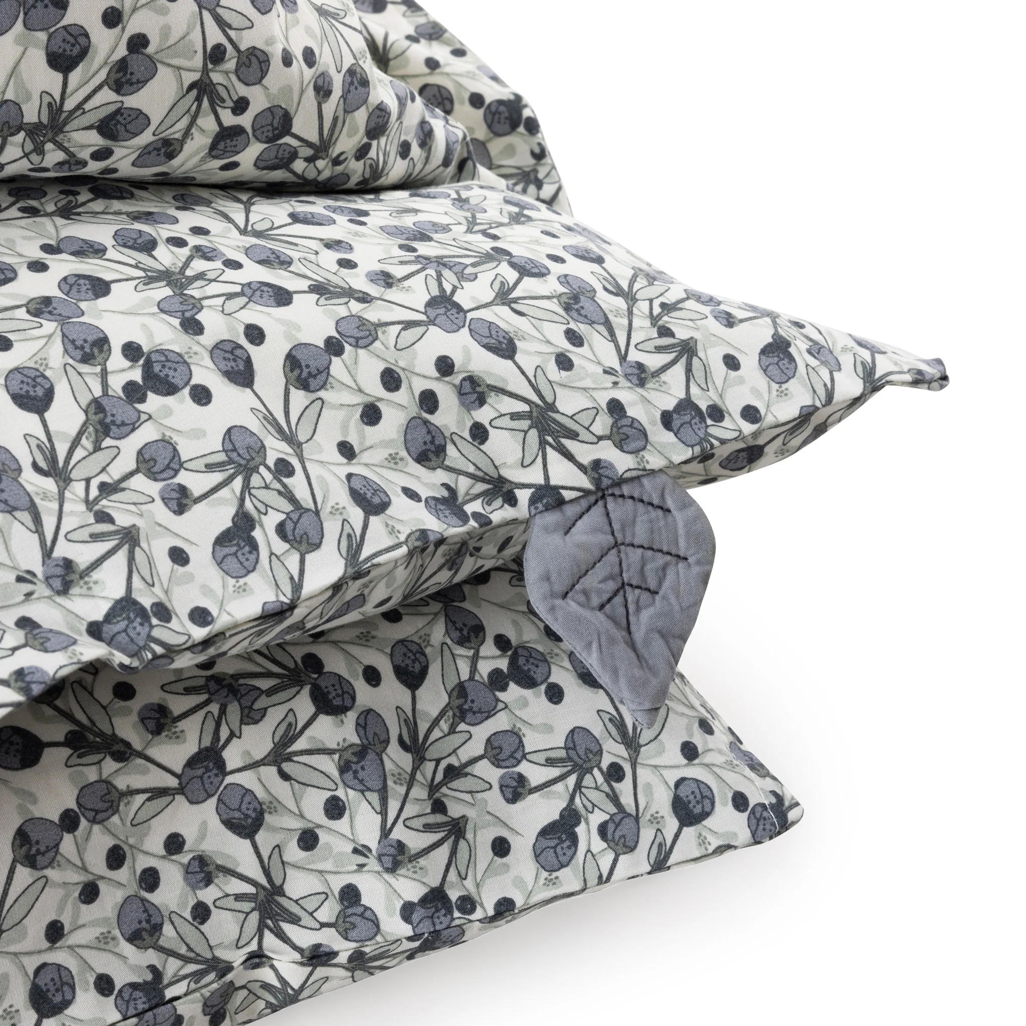 Percale Baby Sengetøj - Sebra Sleep - Blue olive - Image 6