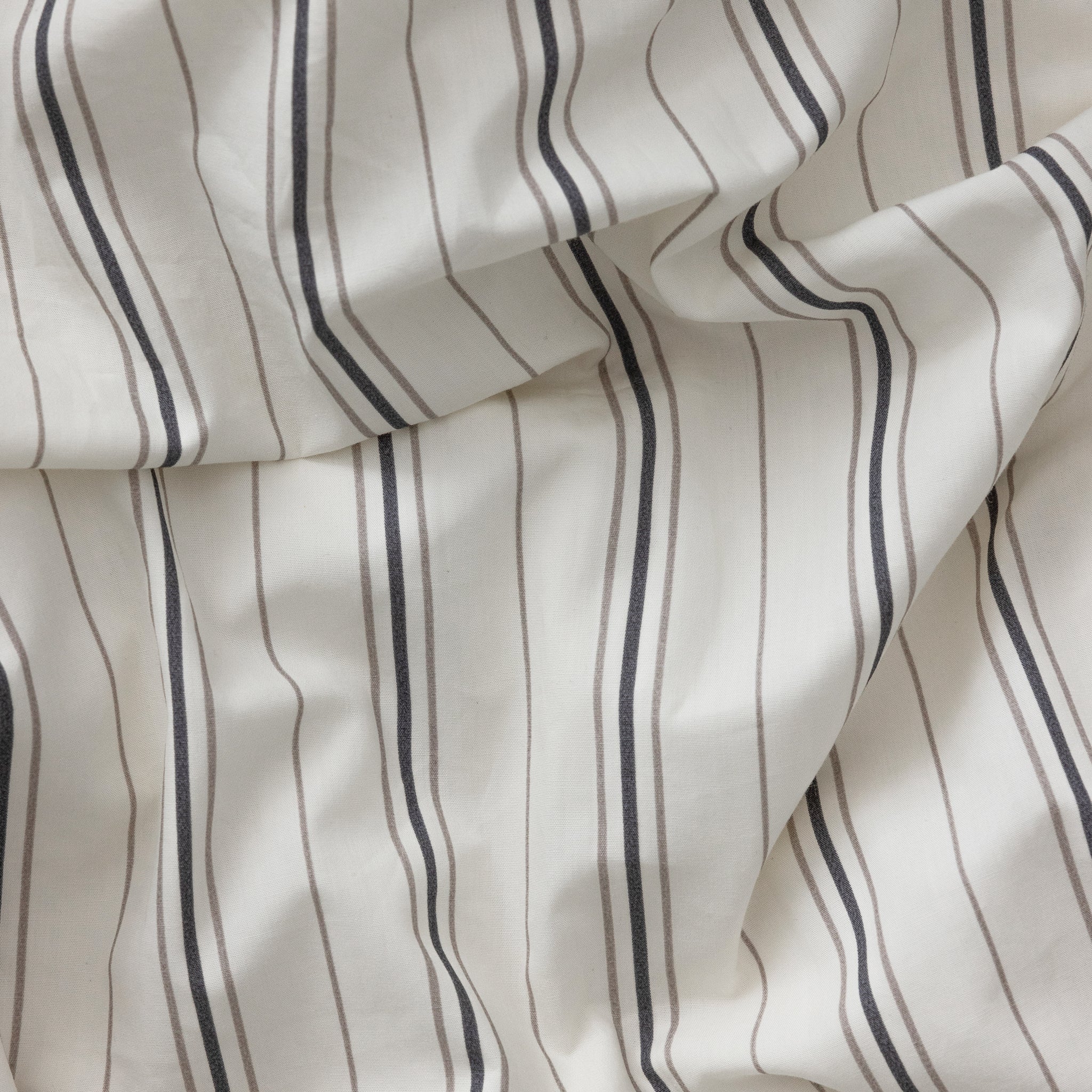 Percale Baby Sengetøj - Sebra Sleep - Cream stripe - Image 5