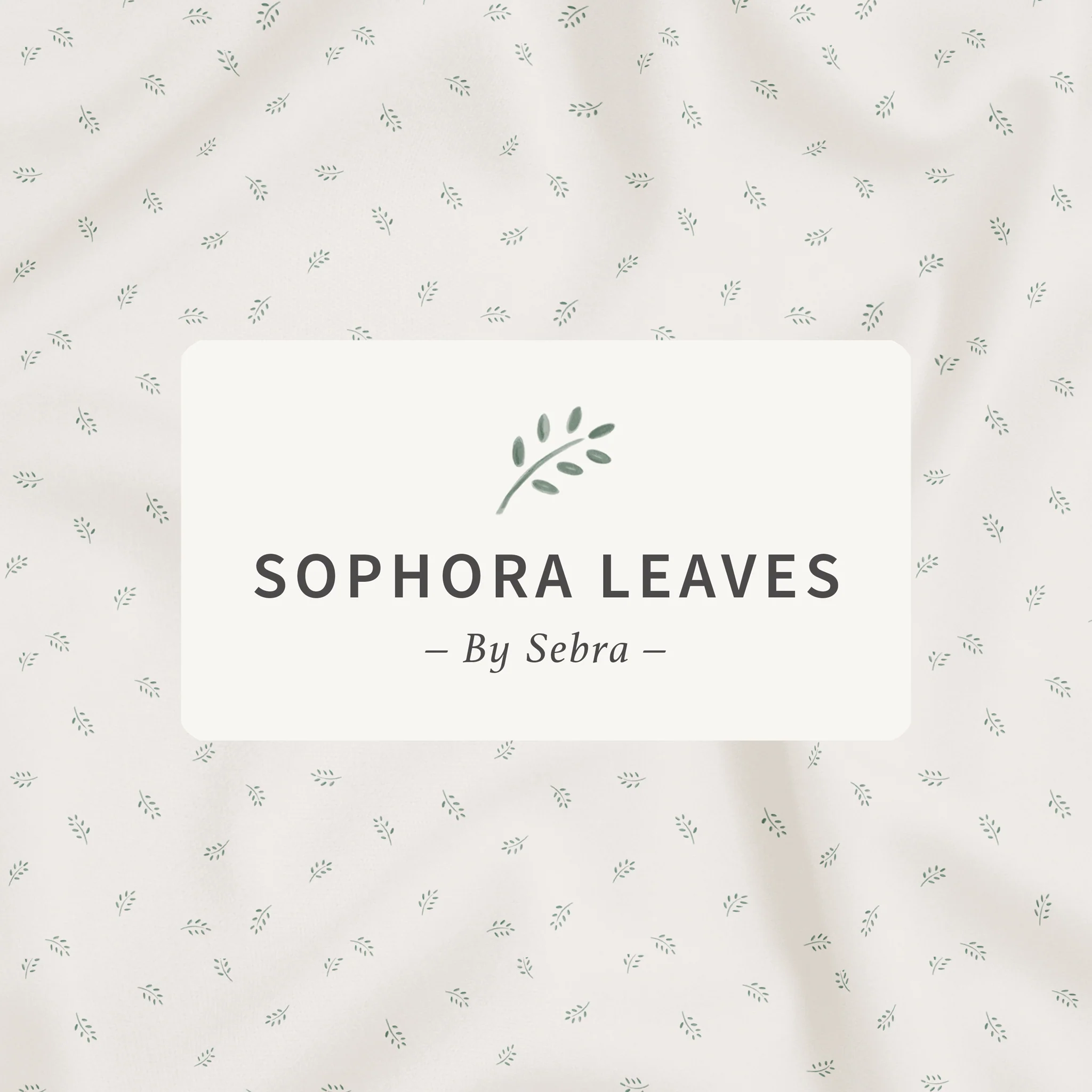 Percale Baby Sengetøj - Sebra Sleep - Sophora Leaves - Image 5