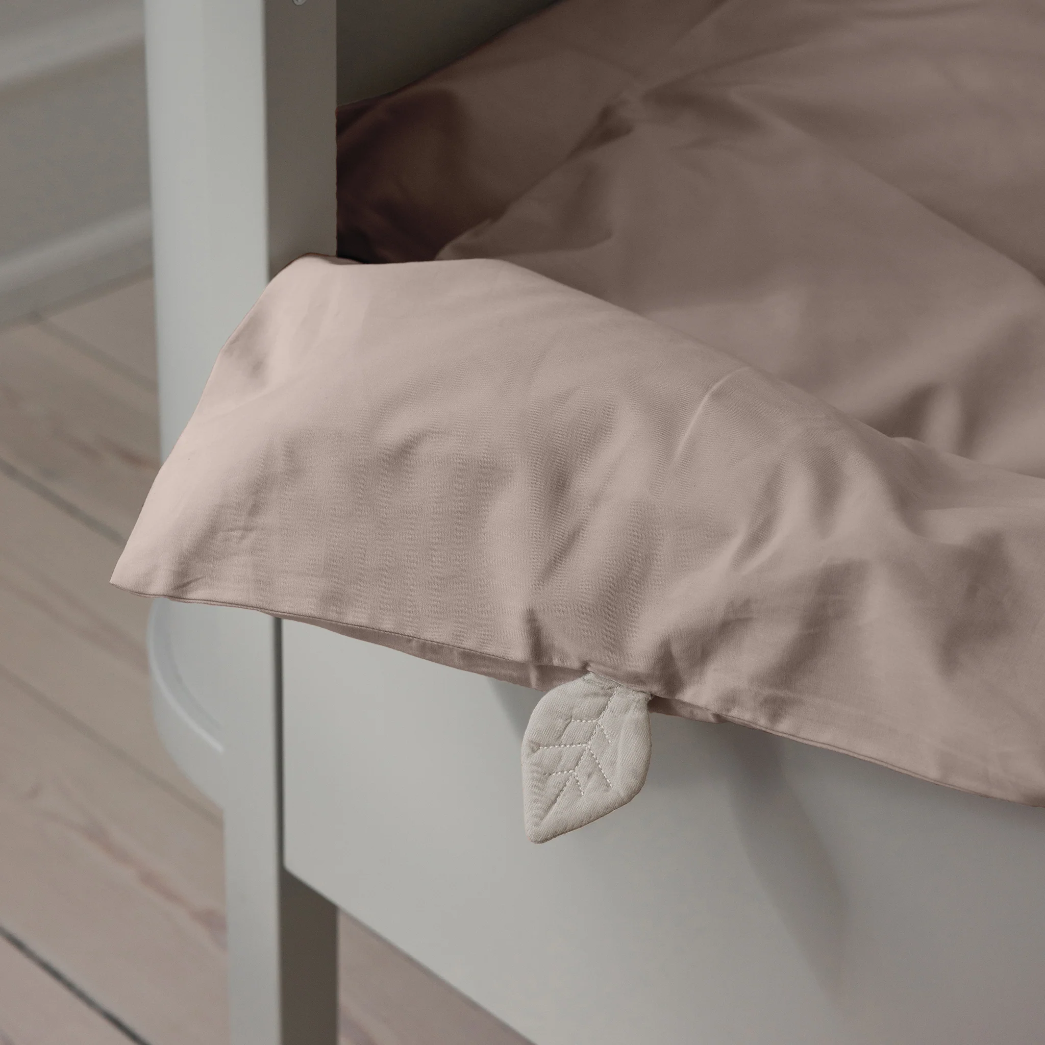 Percale Junior Sengetøj (DK mål) - Sebra Sleep - Jetty beige - Image 3