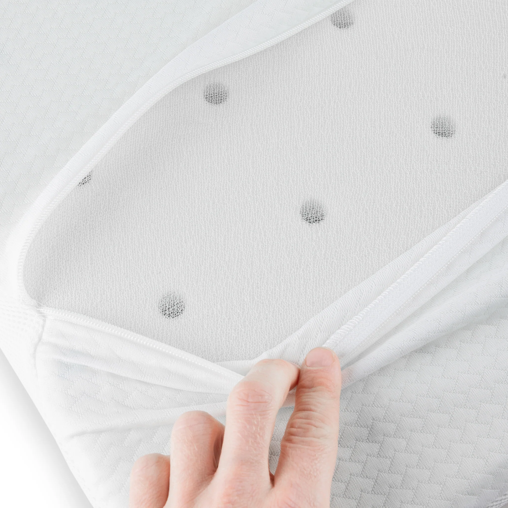 Sebra Madras Bedside Crib - Sebra Sleep - Hvid - Image 4