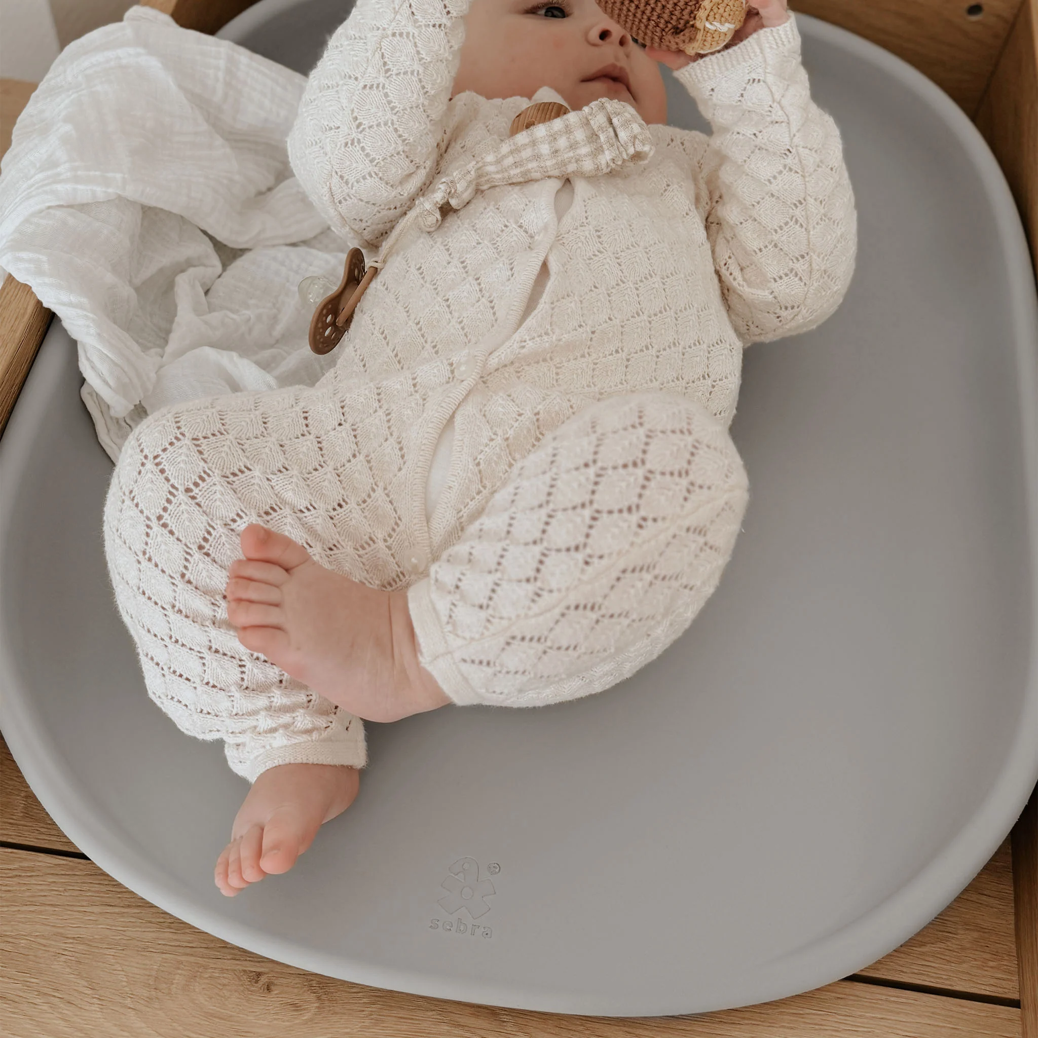 Sebra Puslepude - Sebra Care - Stone grey - Image 9