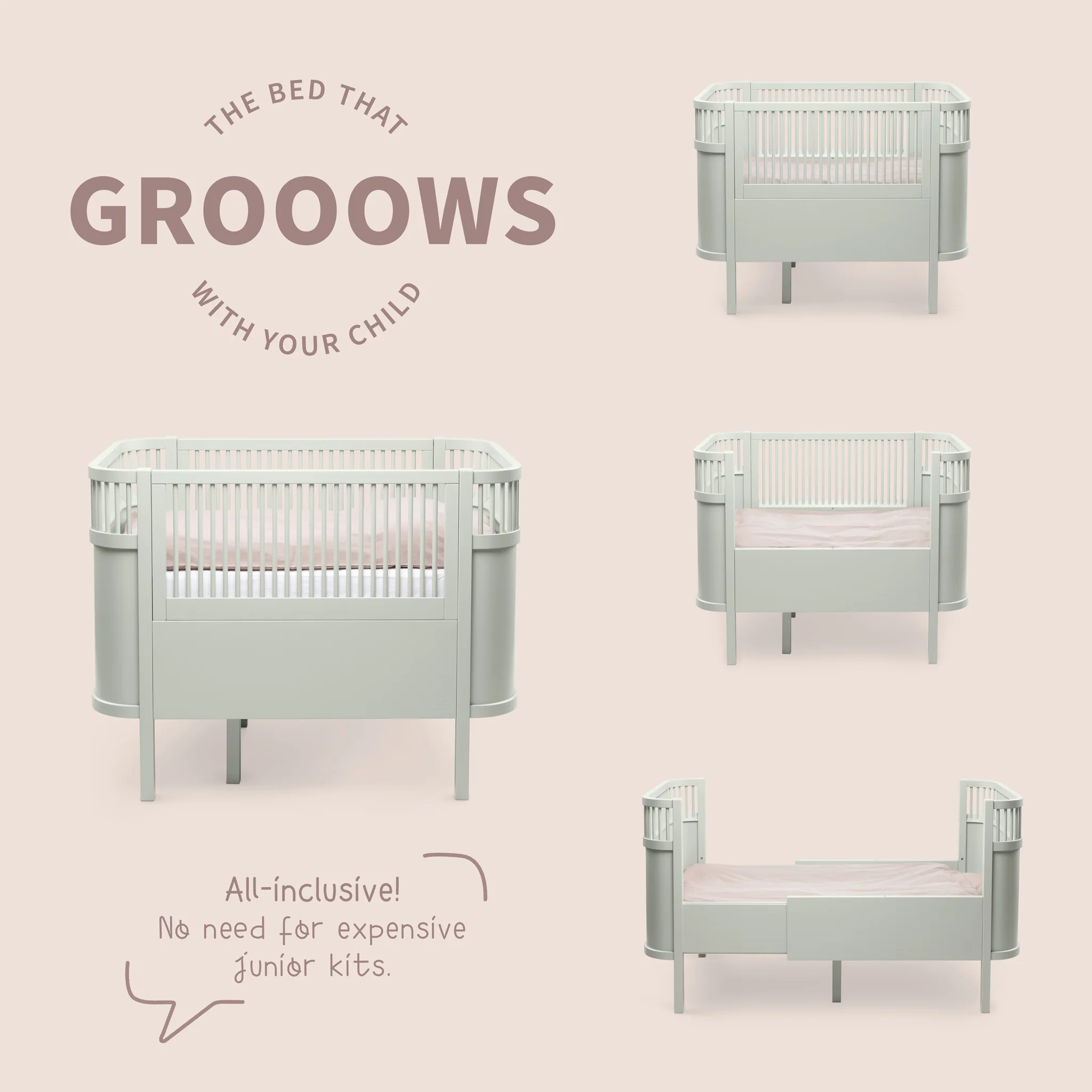 Sebra Sengen, Baby & Jr. - Sebra - Mist green - Image 4