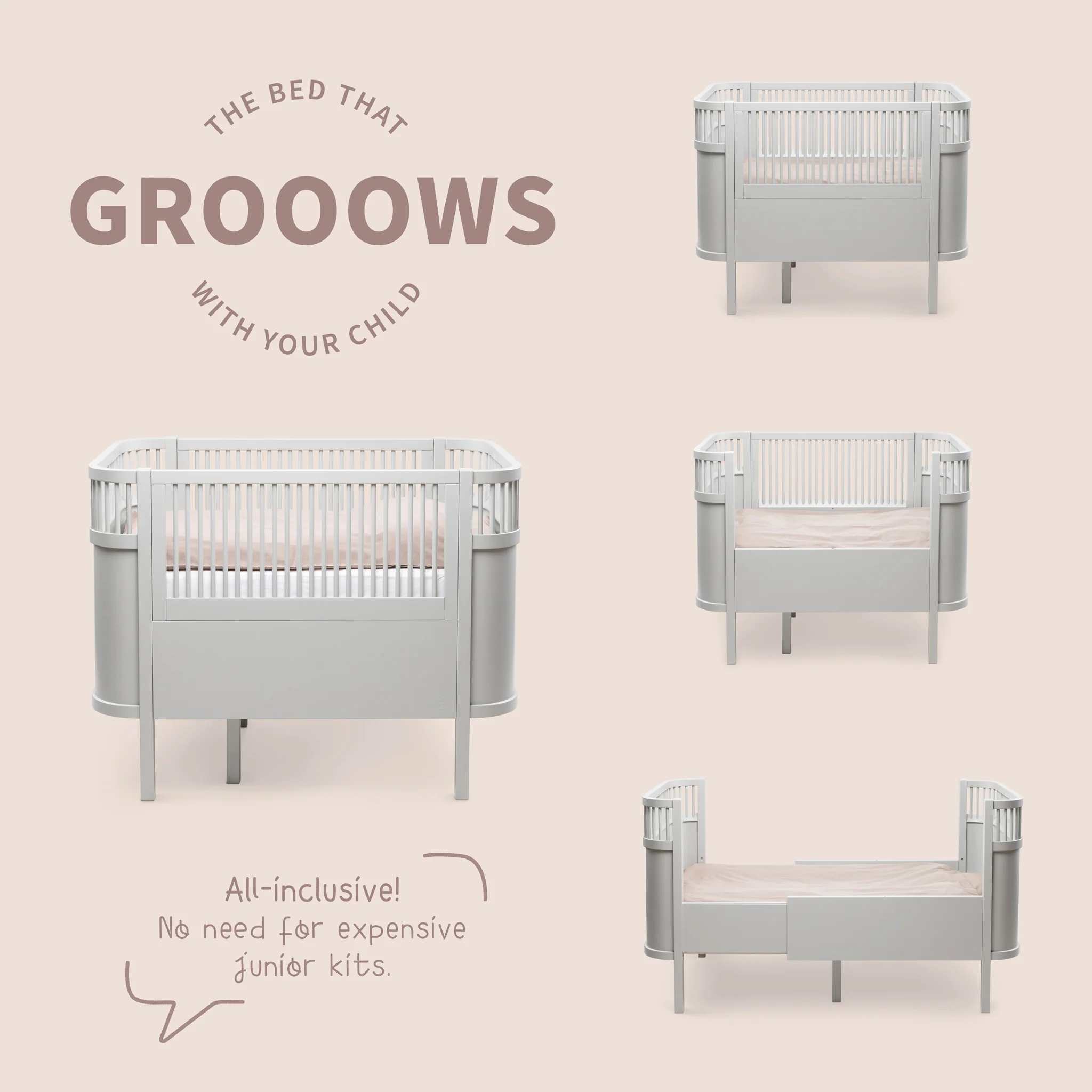 Sebra Sengen, Baby & Jr. - Sebra - Stone grey - Image 4