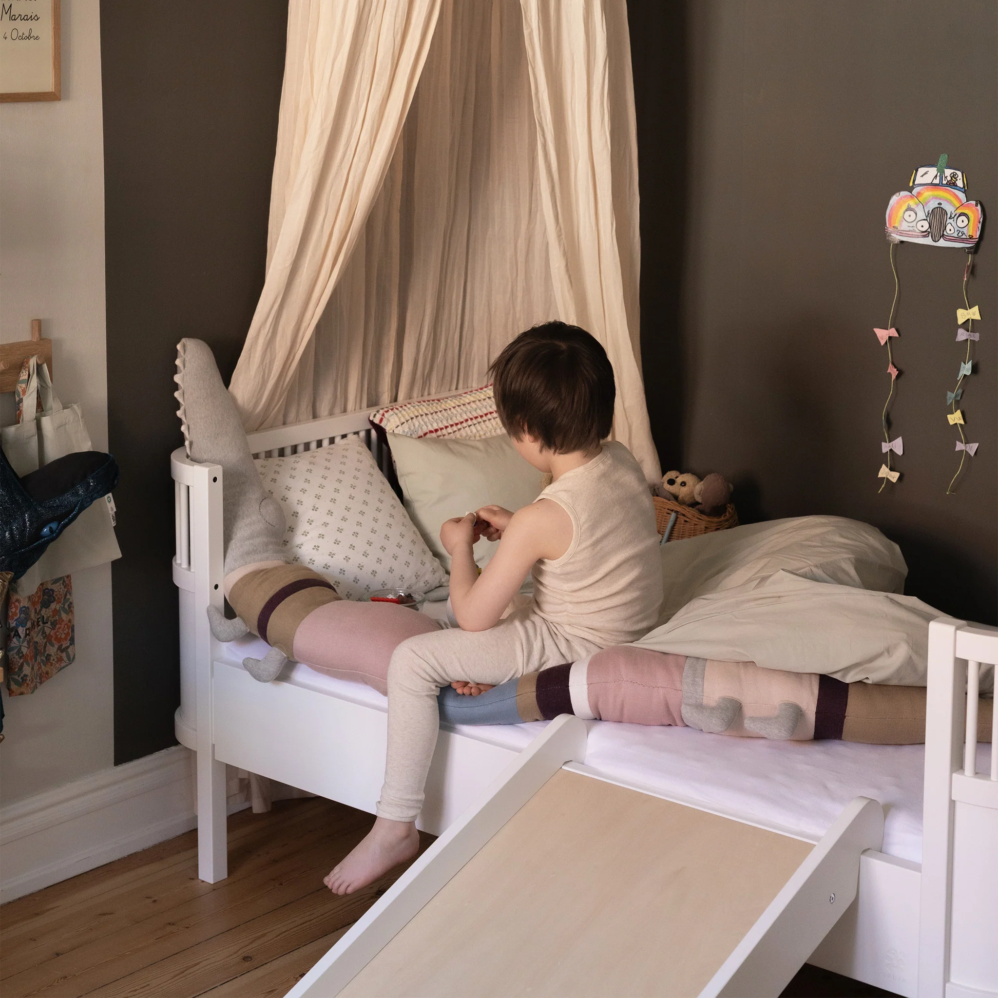 Sebra Sengen, Junior & Grow - Sebra Sleep - Classic white - Image 3