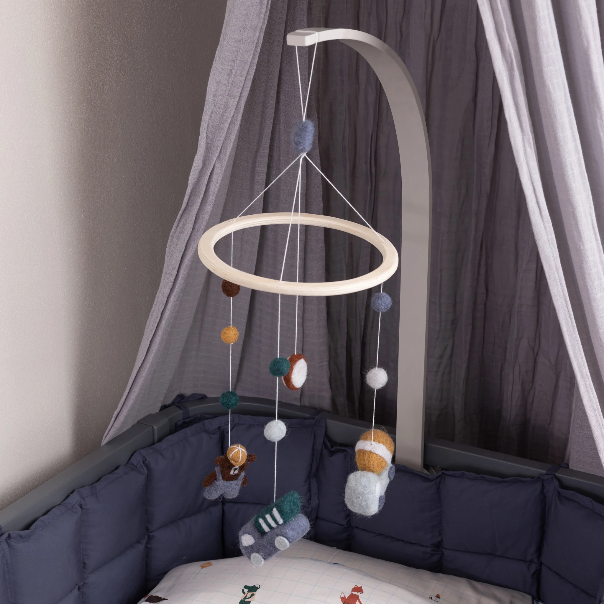 Uro i filt, Busy Builders - Sebra Sleep - Blue - Image 4