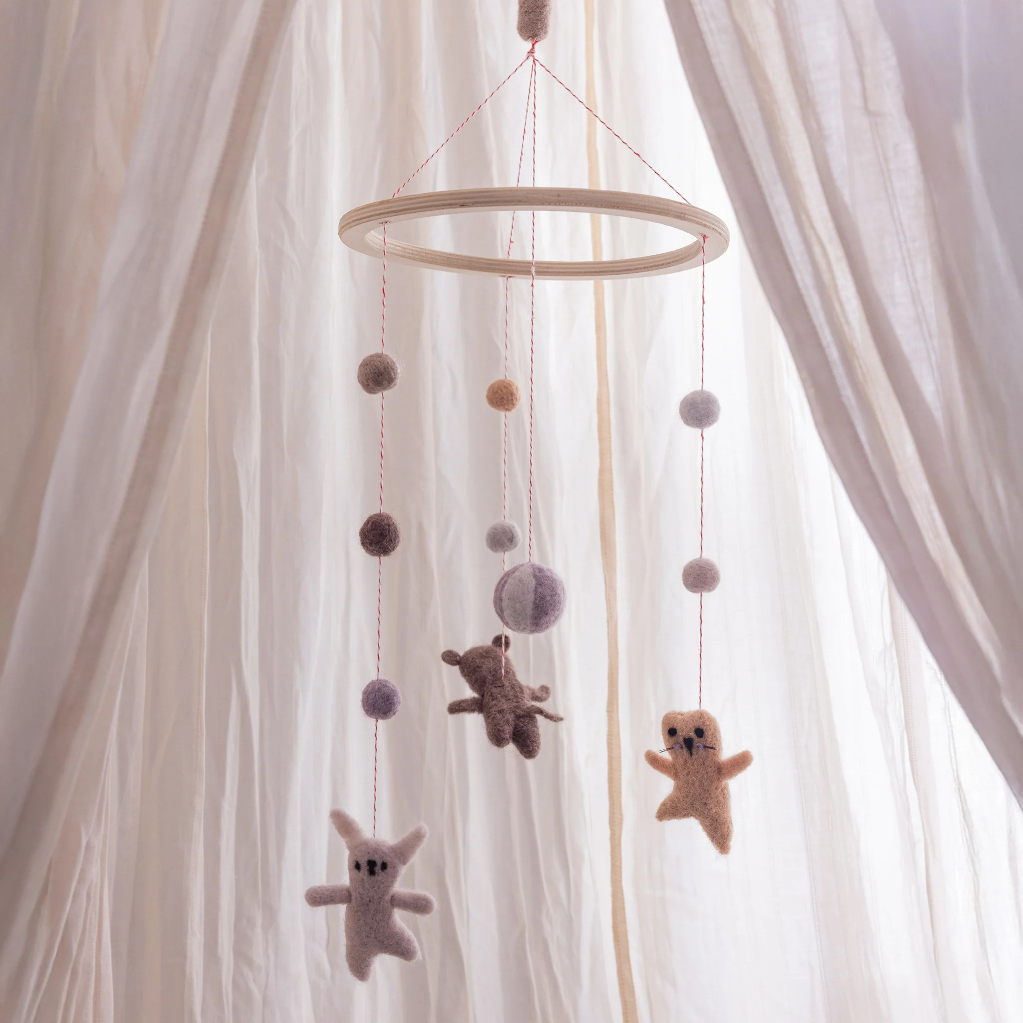 Uro i filt, Teeny Toes - Sebra Sleep - Rose - Image 3