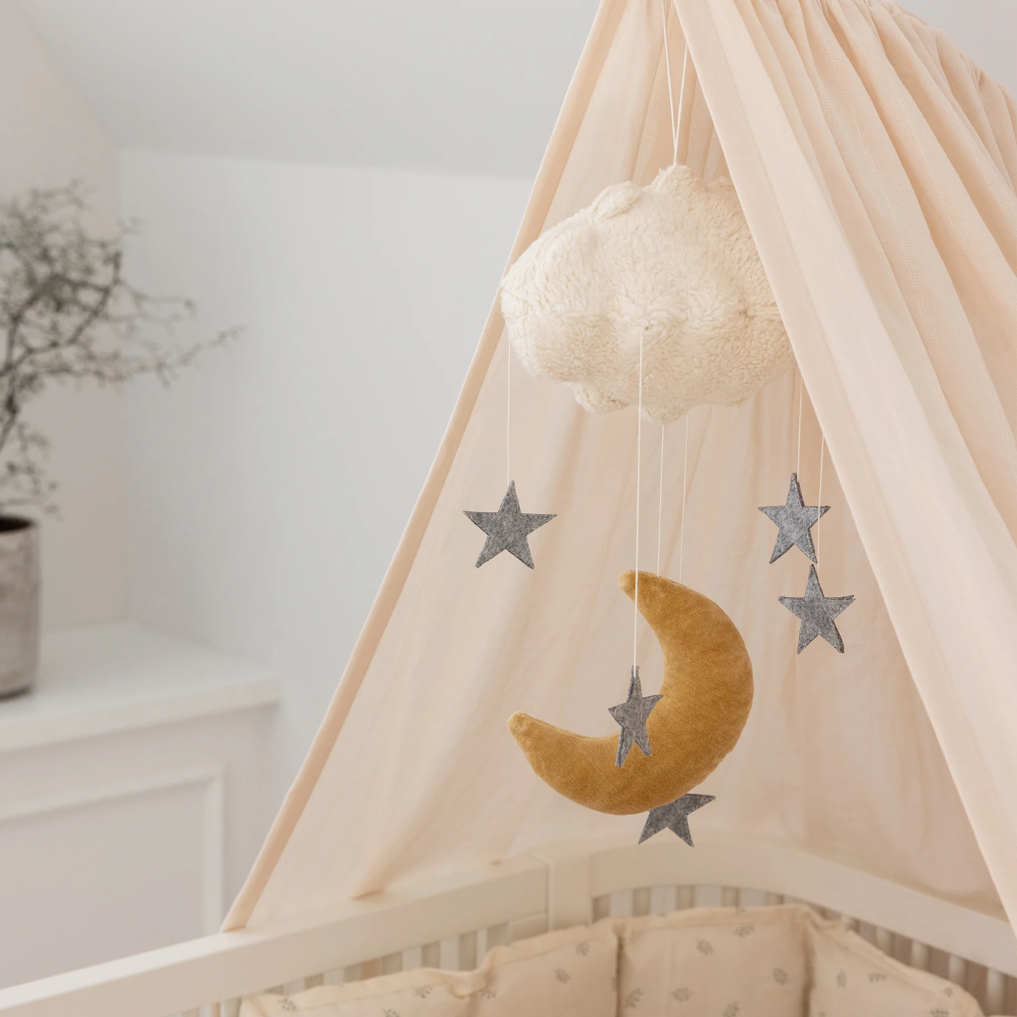 Uro, moon & stars - Sebra Sleep - Beige - Image 4